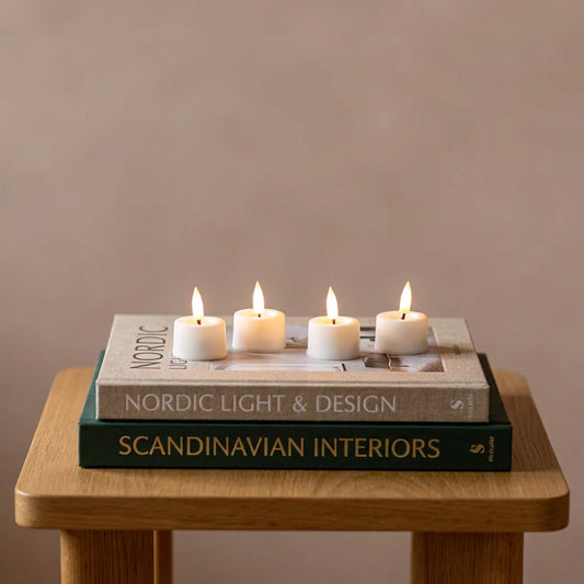 Beautiful Candles LED tealights white 4 pcs