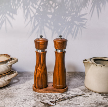 Norahaven Wooden Salt and Pepper Grinder Set