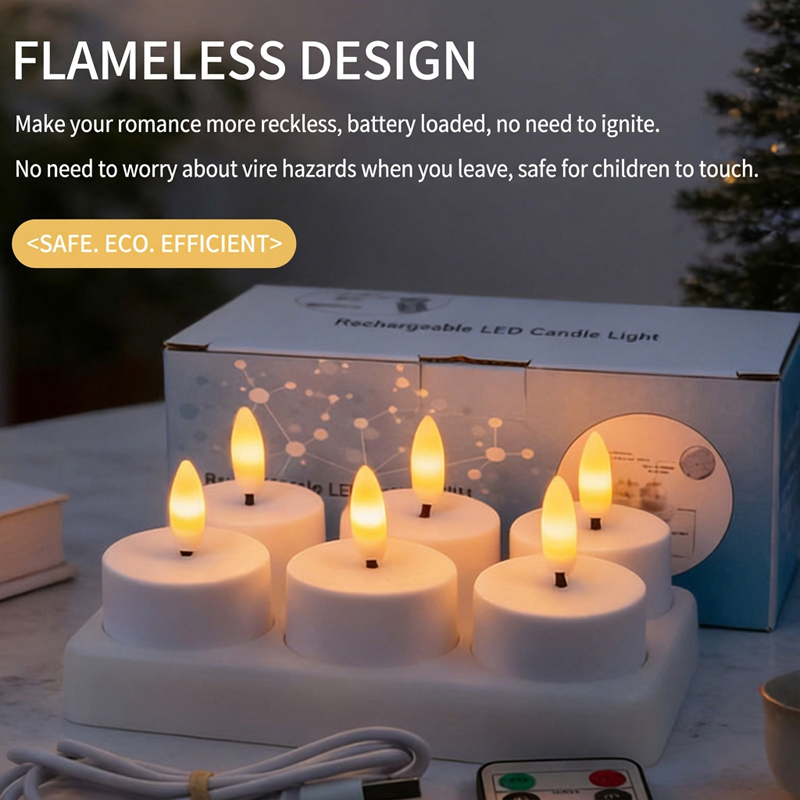 🕯️✨ Beautiful Candles LED Heat Lamp – Create a warm and cozy atmosphere every day ✨