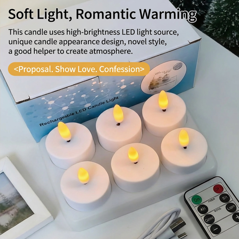 🕯️✨ Beautiful Candles LED Heat Lamp – Create a warm and cozy atmosphere every day ✨