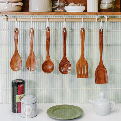 Norahaven Wooden Kitchen Utensil Set, 6-Piece - Original