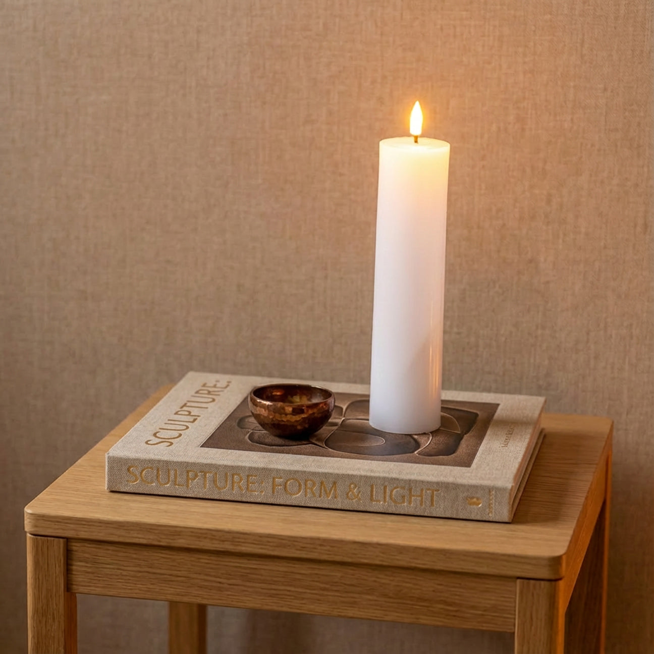 Beautiful Candles LED pillar candle. Ø 5 X 20 cm