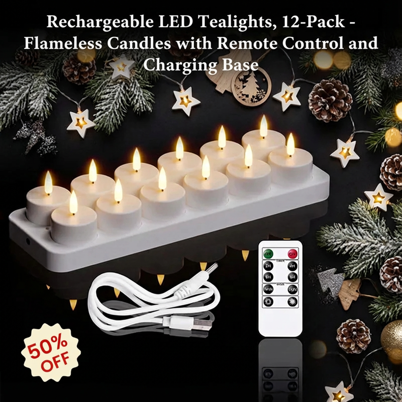 🕯️✨ Beautiful Candles LED Heat Lamp – Create a warm and cozy atmosphere every day ✨