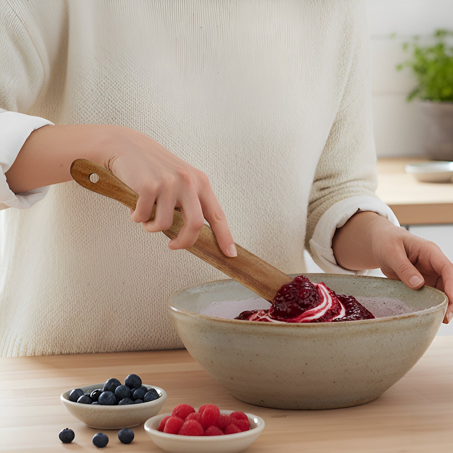 Tongs, Whisk, Scraper, Spatula Combination Set