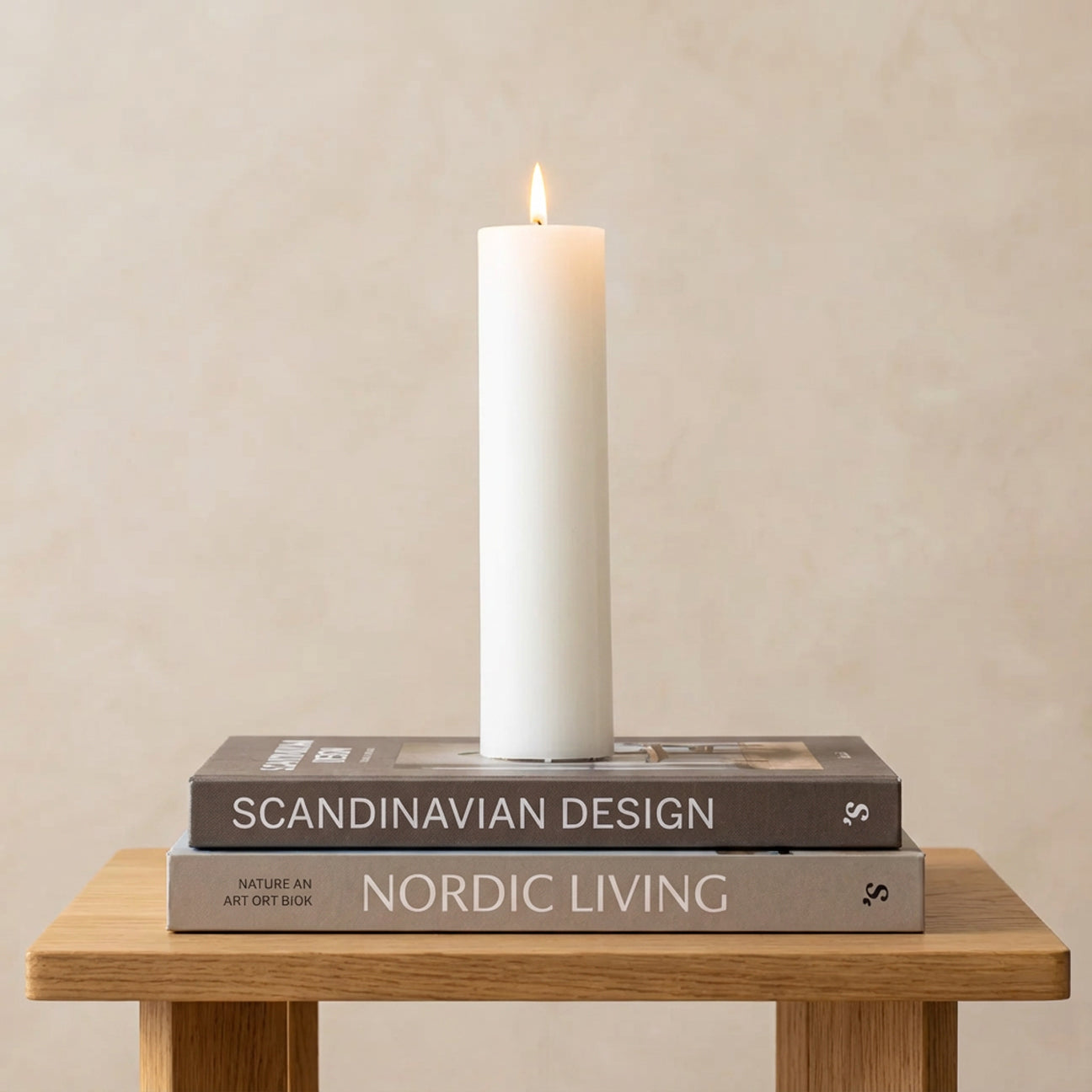 Beautiful Candles LED pillar candle white Ø 5 X 10-15-20 cm 3 pcs