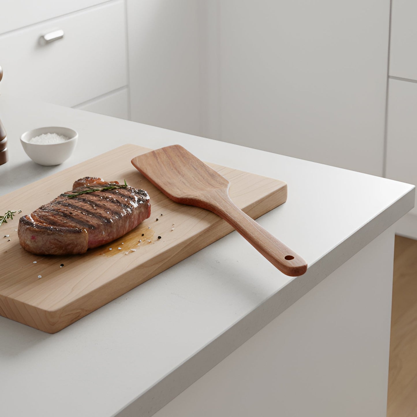 Tongs, Whisk, Scraper, Spatula Combination Set