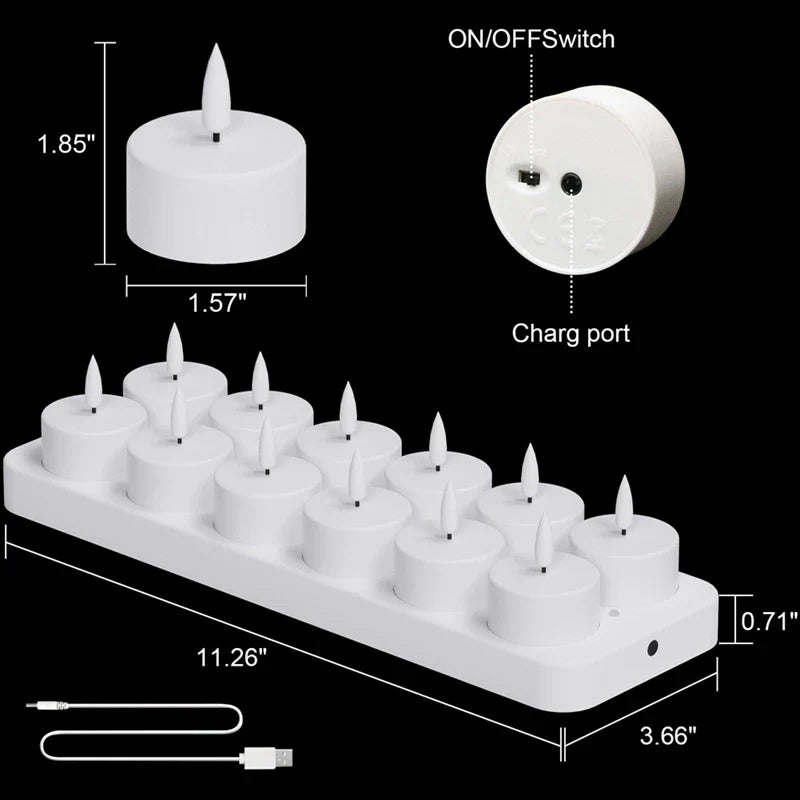 🕯️✨ Beautiful Candles LED Heat Lamp – Create a warm and cozy atmosphere every day ✨