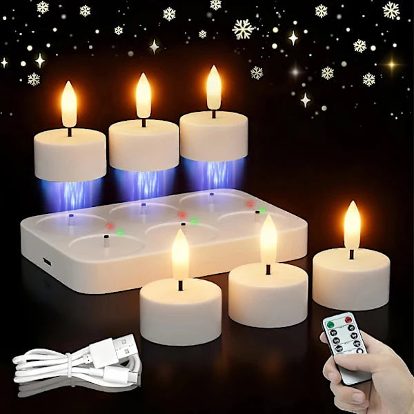 🕯️✨ Beautiful Candles LED Heat Lamp – Create a warm and cozy atmosphere every day ✨